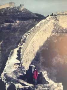 Nicole on the Great Wall of China